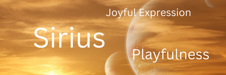 Text on orange background -Sirius Ray for joyful self expression
