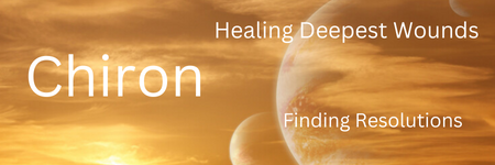 text on orange background - Chiron ray for healing the deepest wounds
